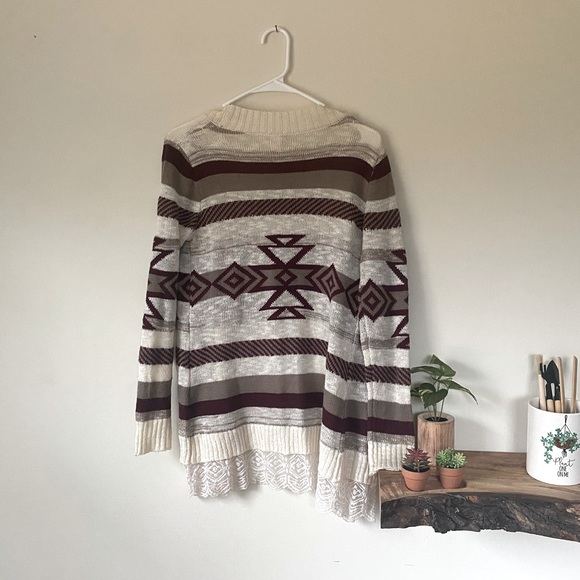 Patterned Cardigan - Picture 2 of 2